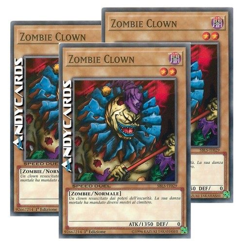 Zombie clown - 3x, duel)