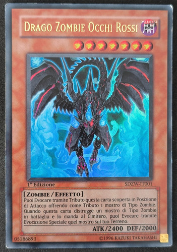 Drago zombie occhi rossi - drago,