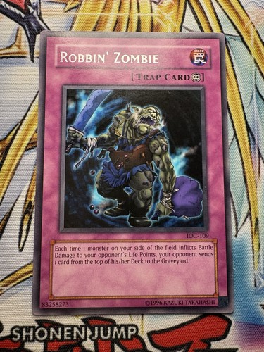 Yugioh robbin zombie rare - zombie,