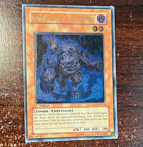 Yugioh plaguespreader zombie - yugioh,
