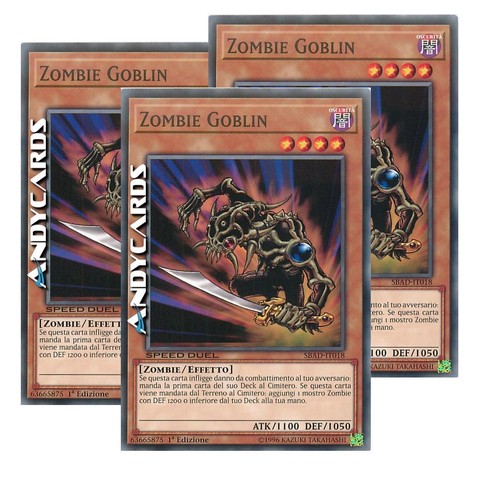 Zombie goblin - 3x, duel)