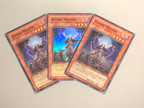 Yugioh zombie master - 3x,