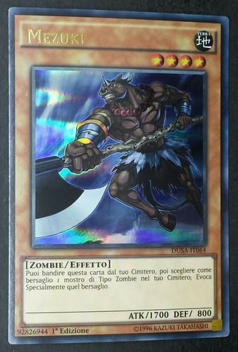 Mezuki ultra rara italiano - mezuki,